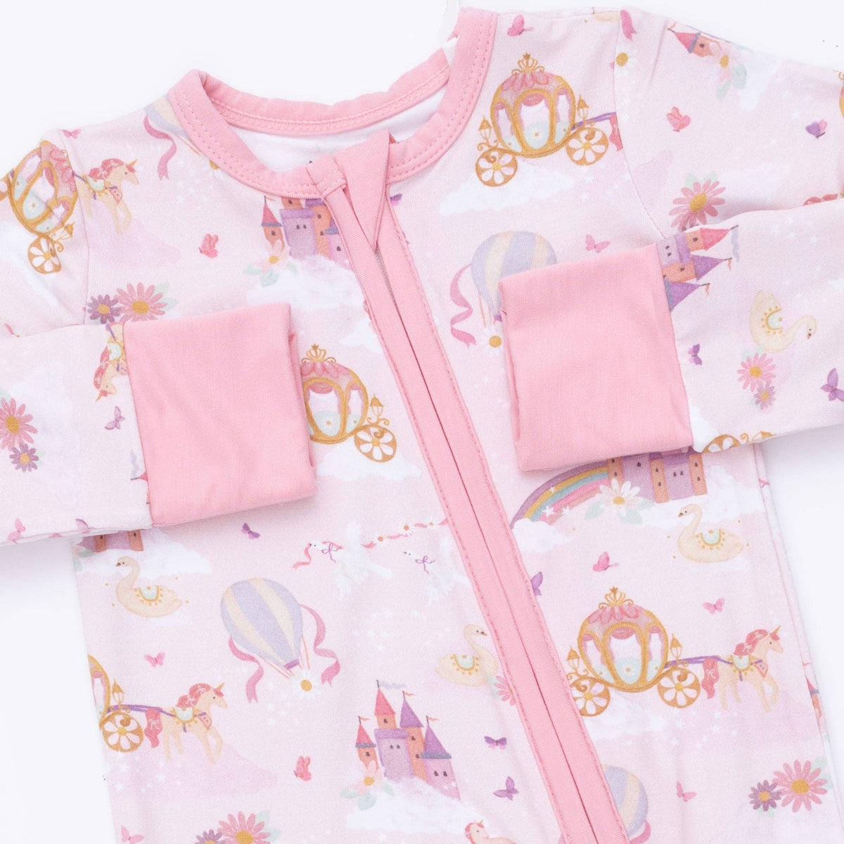 Princess Unicorns and Castle - Convertible Romper