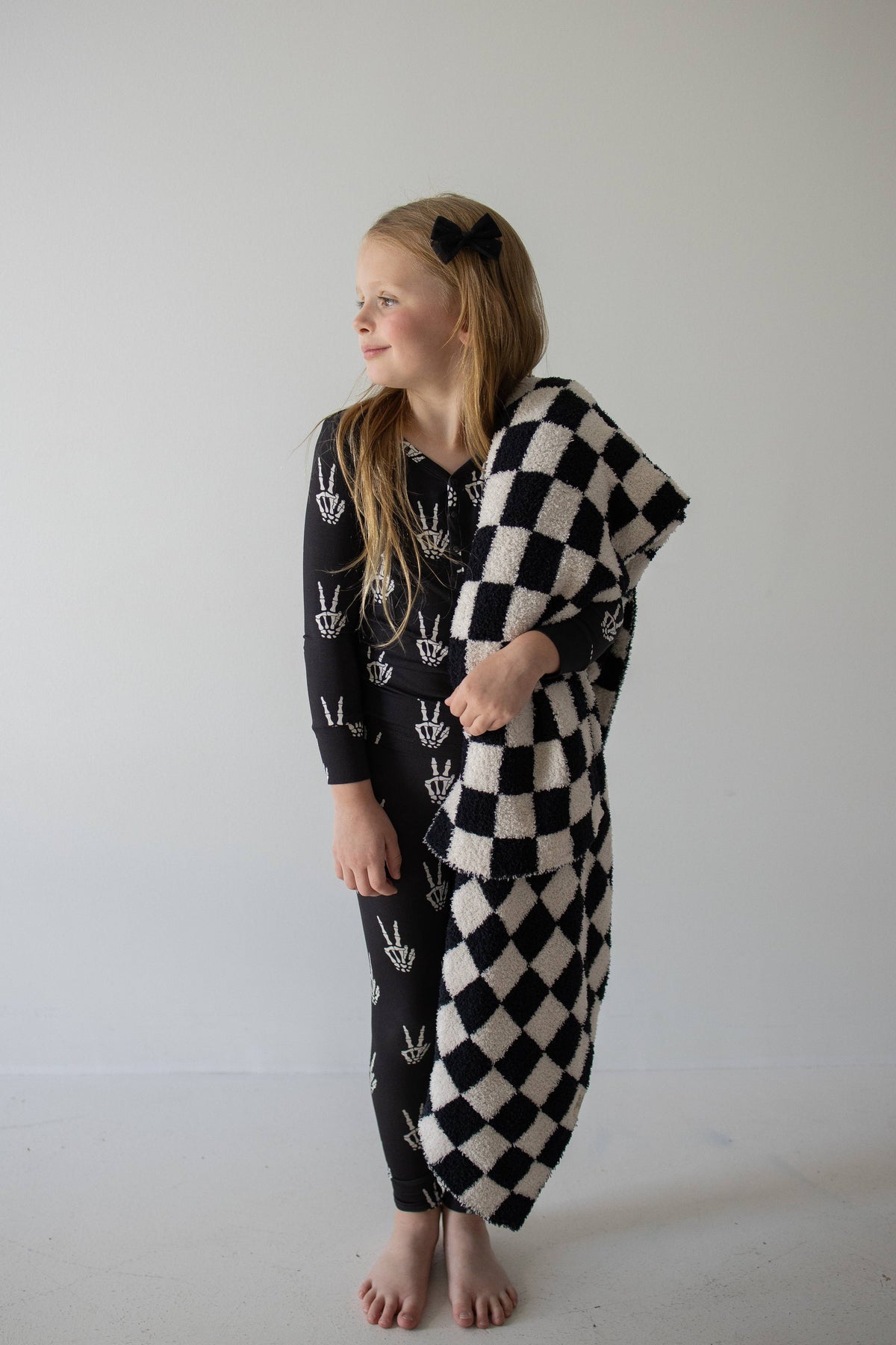 Bamboo Two Piece Pajamas | Midnight Skelly