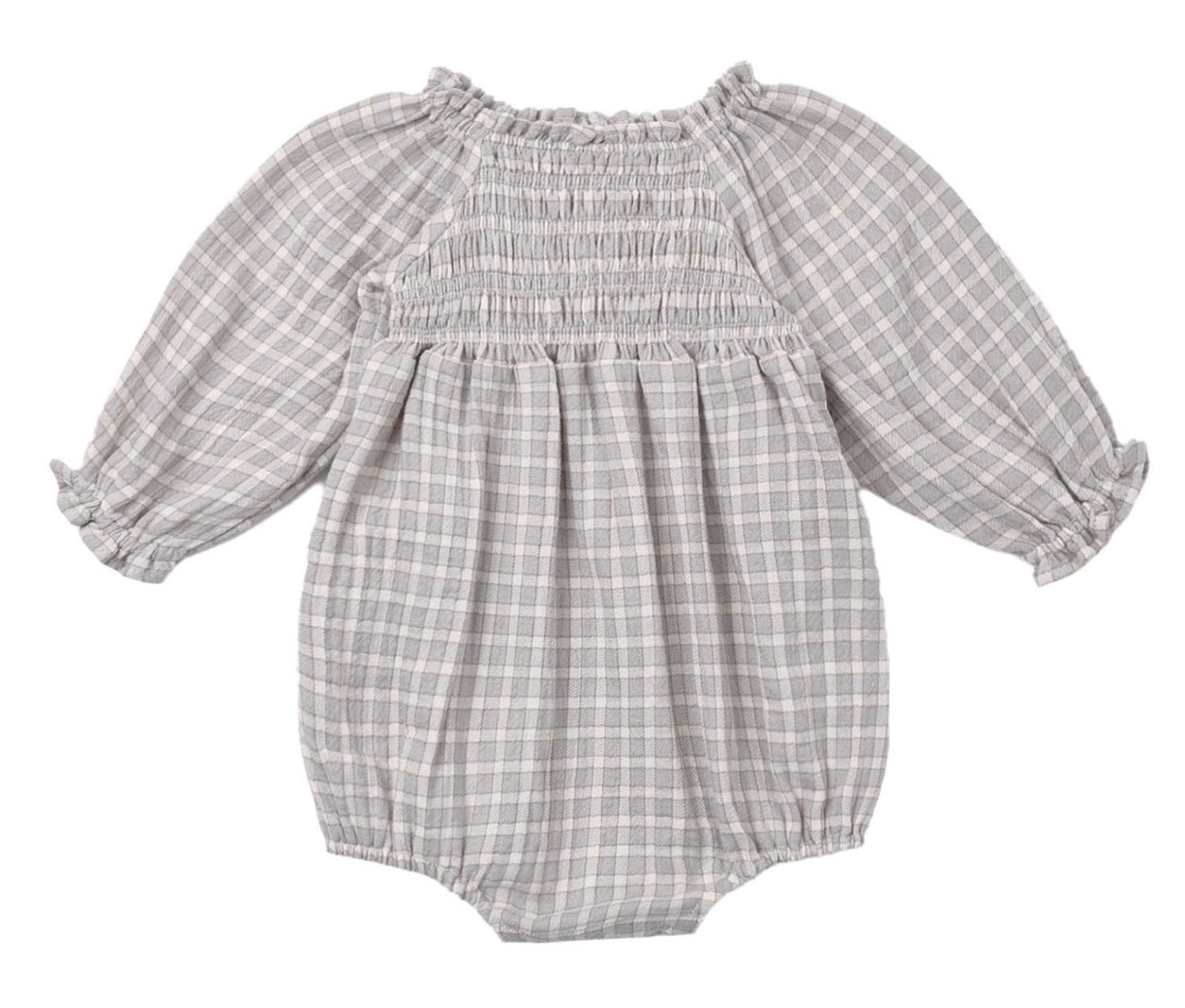 Eden Romper Blue Gingham