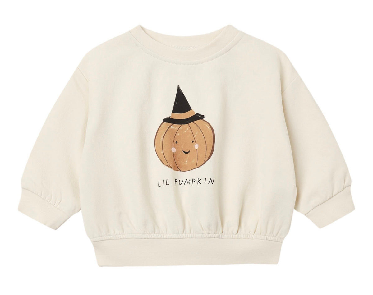 Relaxed Fleece Sweatshirt Lil Pumpkin