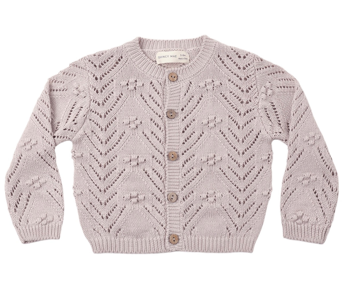 Knit Cardigan Lilac Mist
