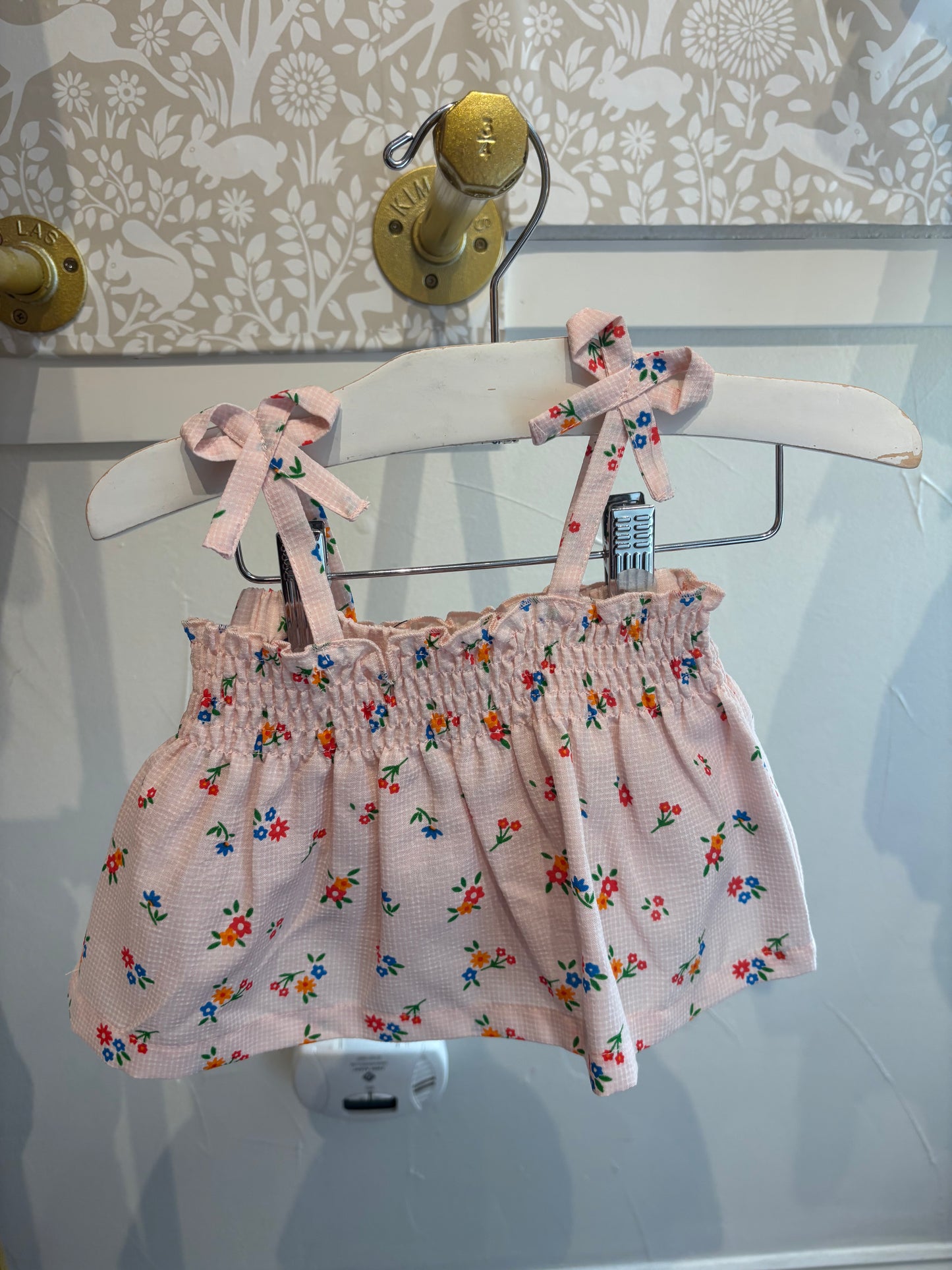 Pink Floral Two Piece Set