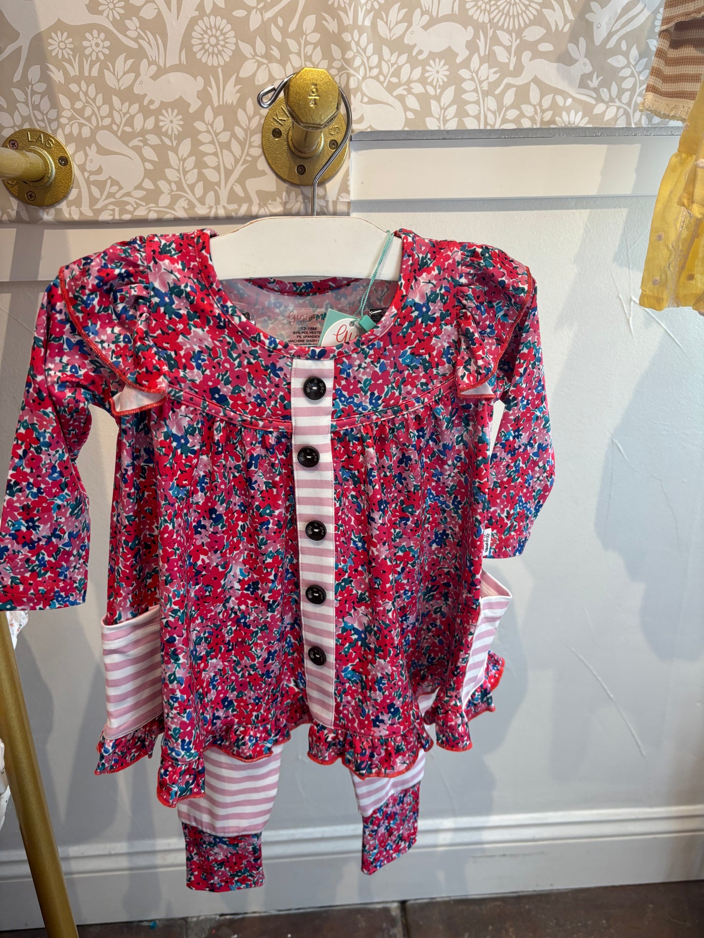 Pink Floral Set