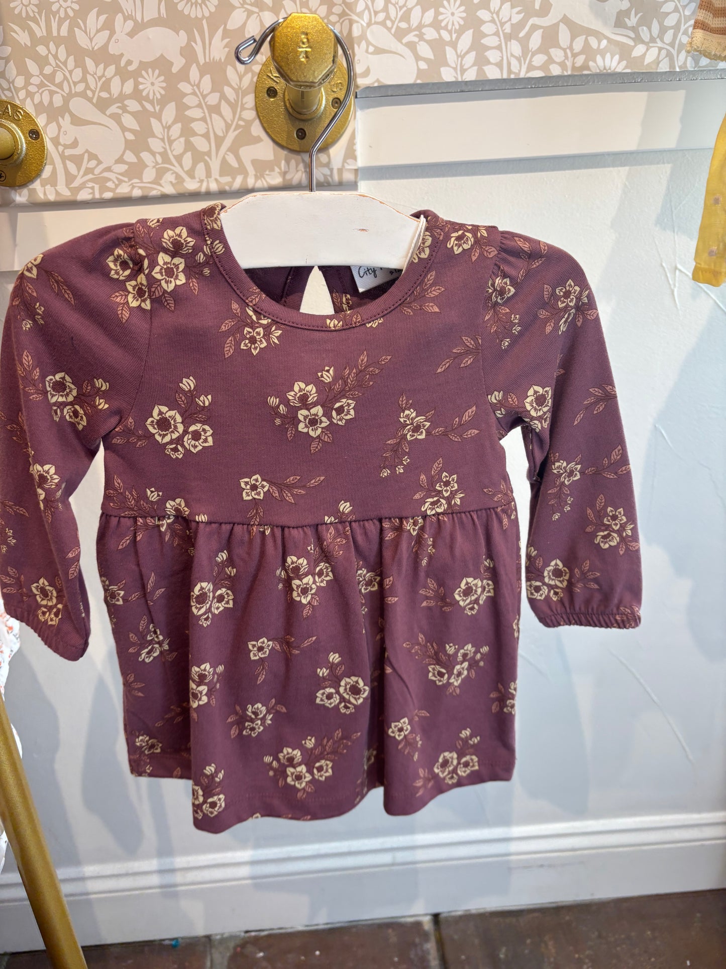 Purple Floral Dress