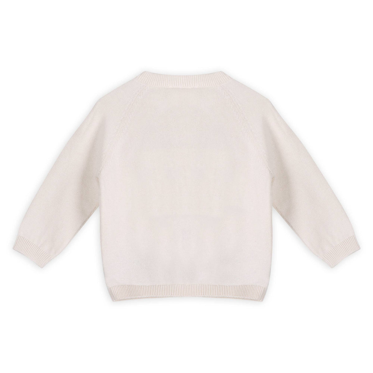 Dino Jacquard Baby Knit Pullover (Organic Cotton)