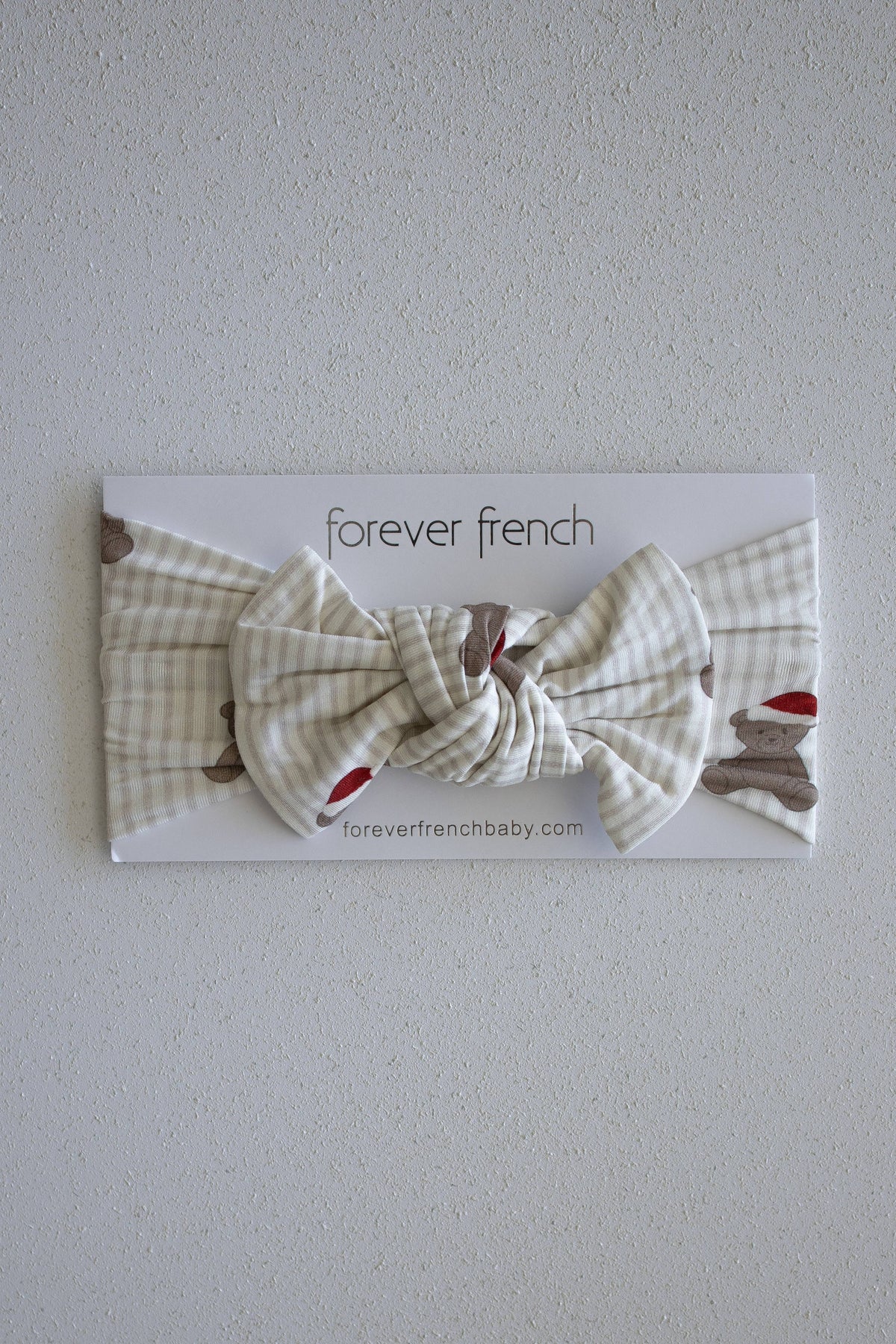 Bamboo Head Wrap | Santa Teddy