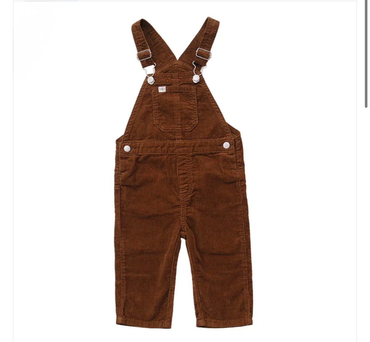 Brown Corduroy Overalls