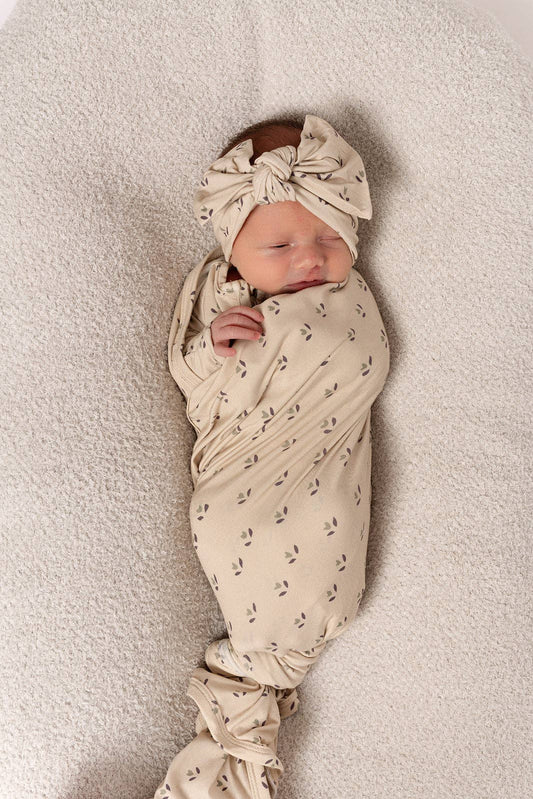 Bamboo Swaddle | Flora