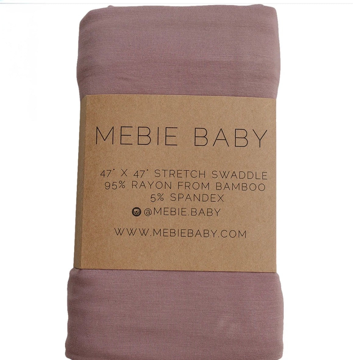 Dusty Rose Bamboo Stretch Swaddle