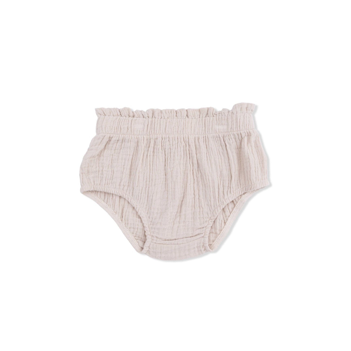 Solid Muslin French Oak - Babydoll Top with Mod Bloomer