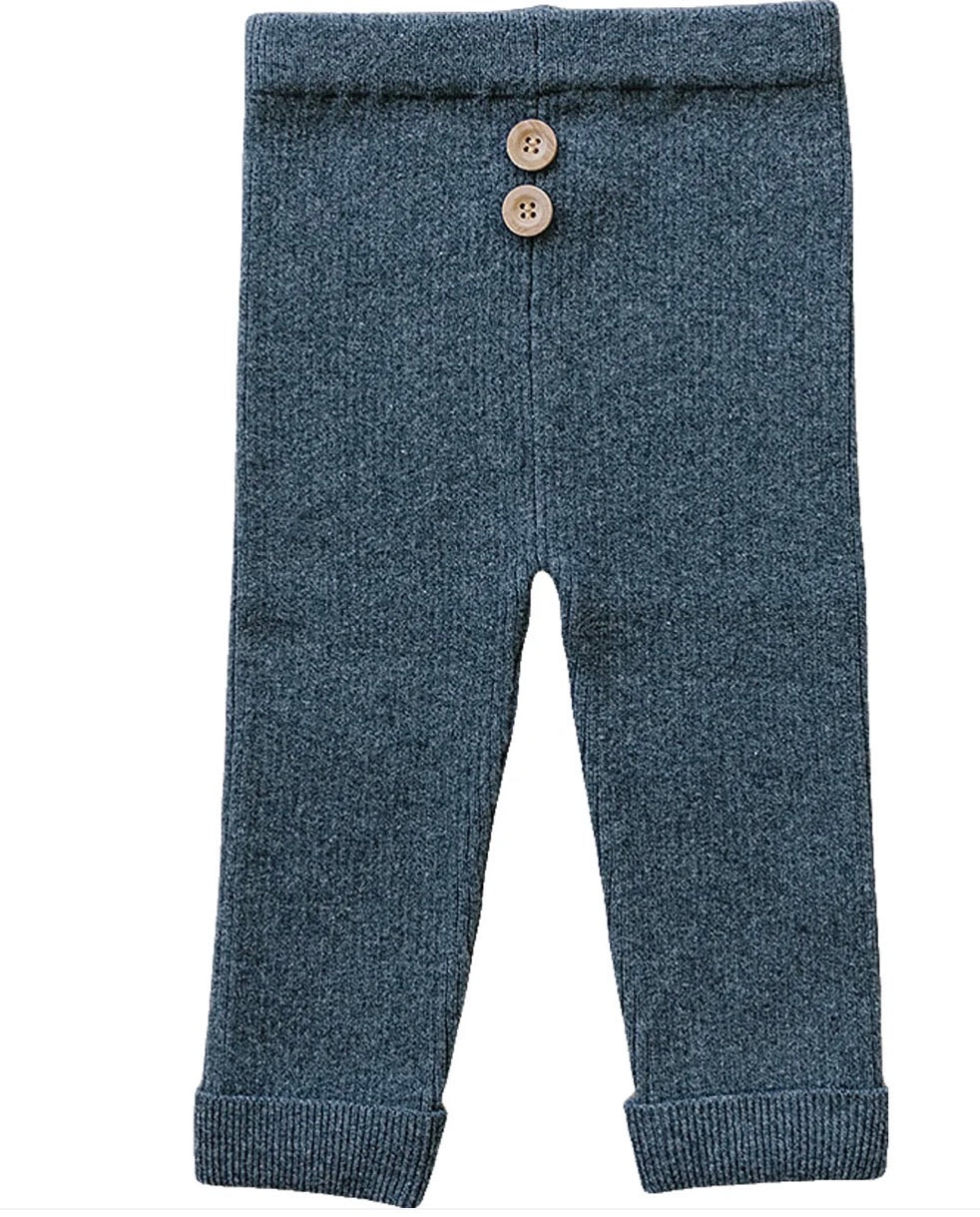 Charcoal Knit Leggings