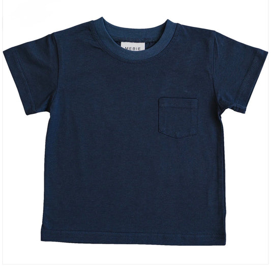 Navy Pocket Tee