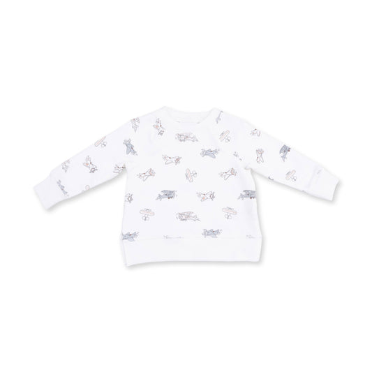 Vintage Airplane Pilots - Raglan Sweatshirt