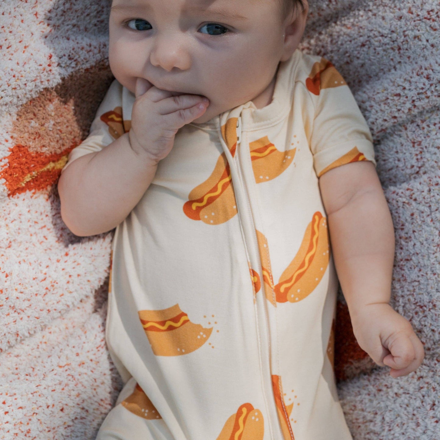 Shortie Bamboo Zip | Hot Dogs