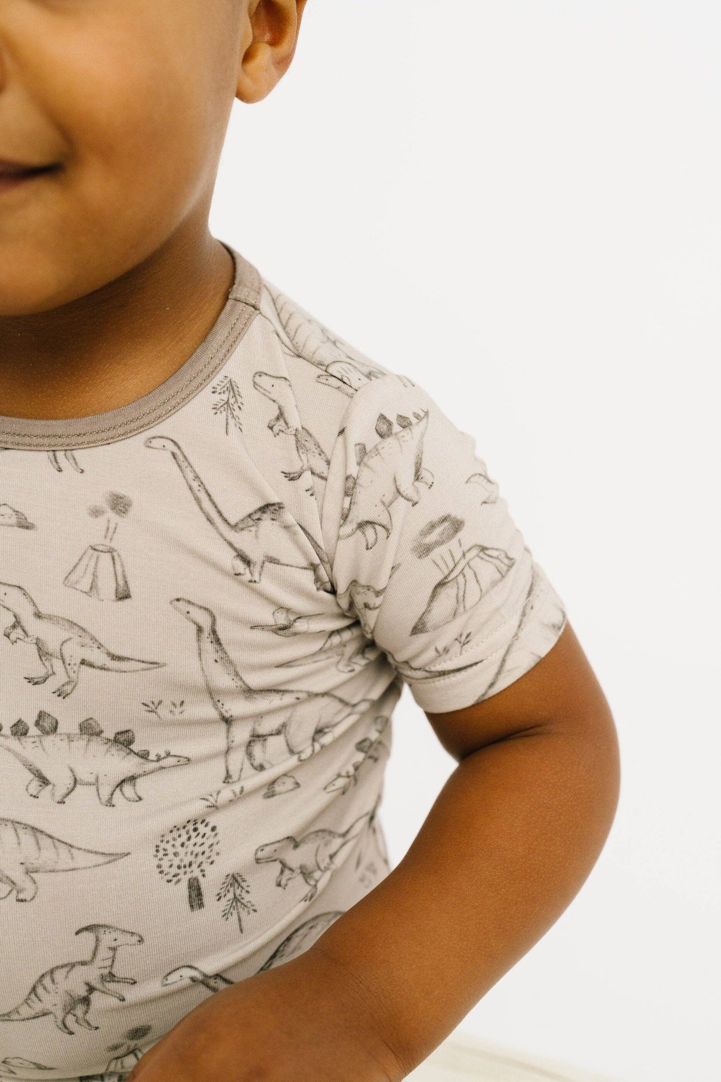 Dino Doodles Bamboo Shorts Set