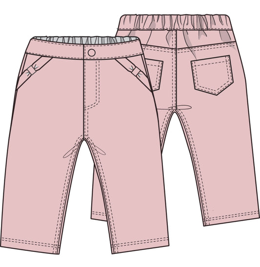 Veiled Pink Corduroy Pant