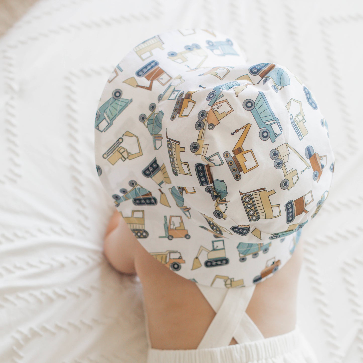 Construction Trucks Bucket Hat UPF 50+ Baby & Toddler