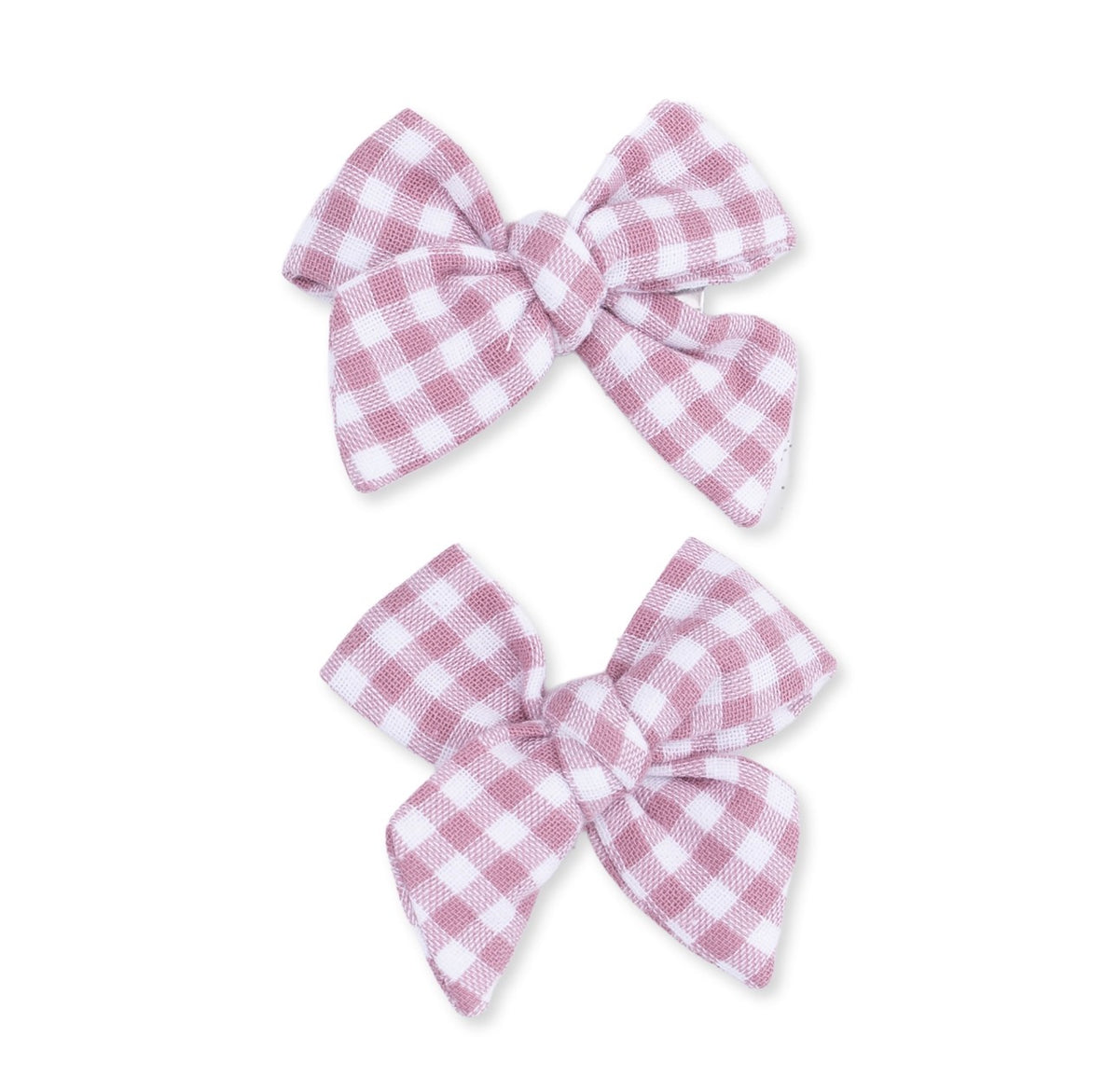 Berry Gingham 2 Pack Bow