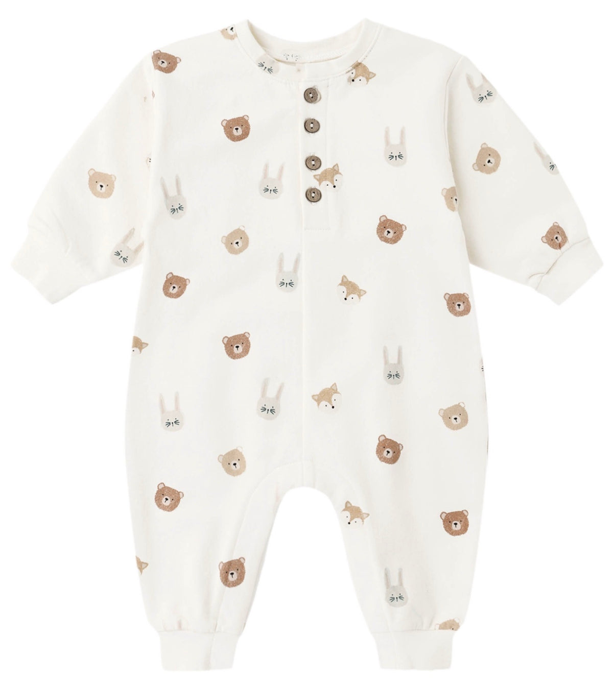 Relaxed Fleece Jumpsuit Critters