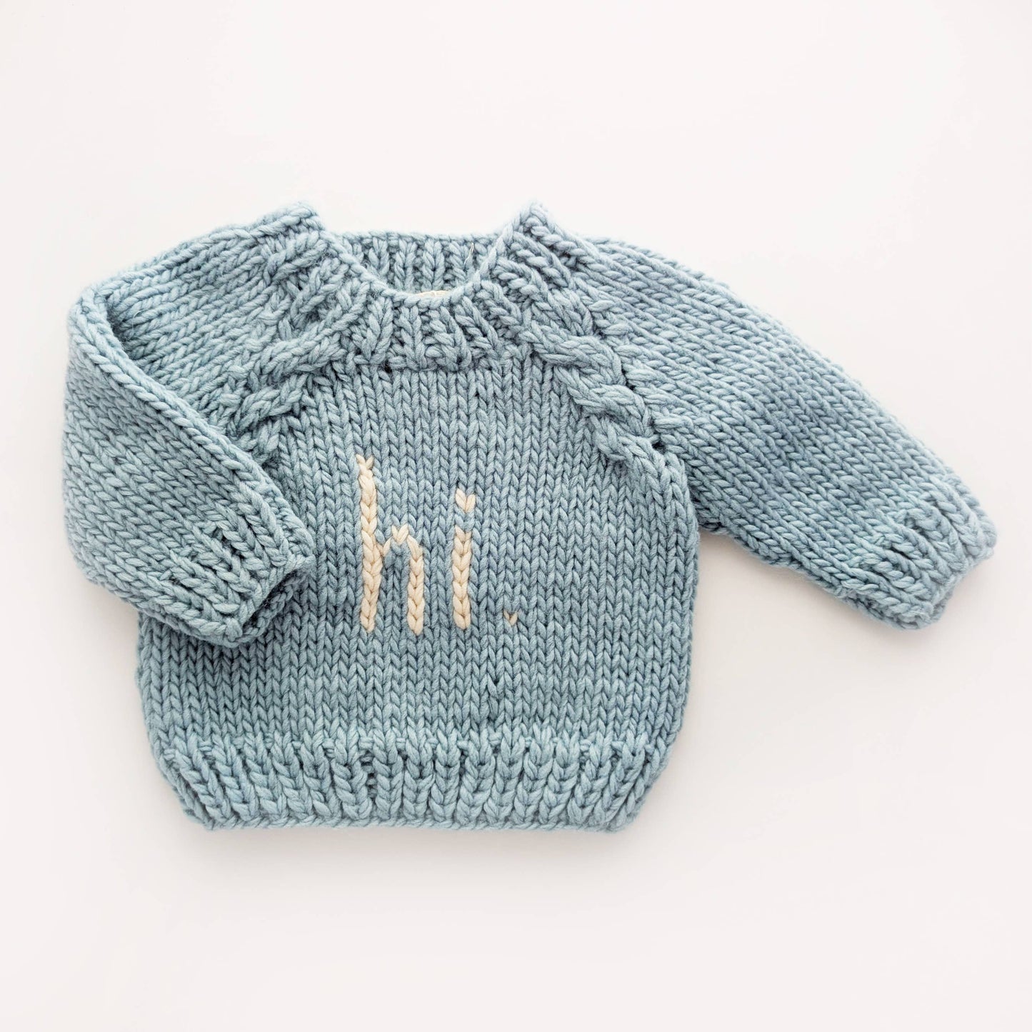 Hi. Surf Bllue Crew Neck Sweater Baby & Toddler