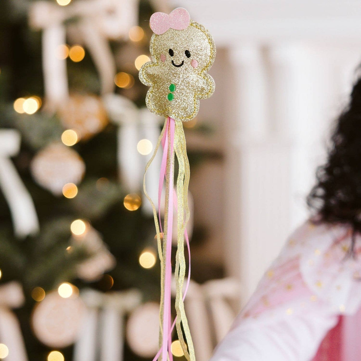 Gingerbread Christmas Wand - Stocking Stuffers For Kids