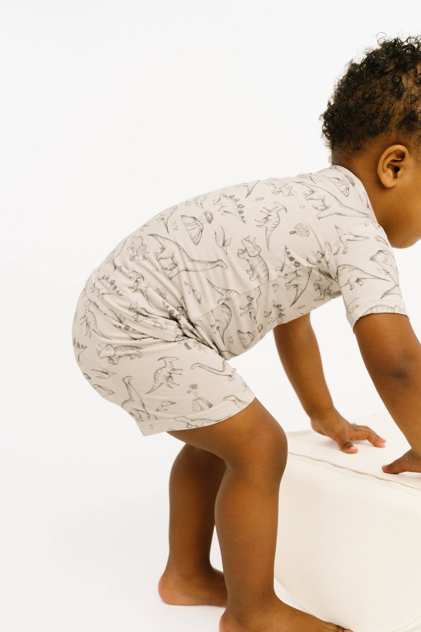 Dino Doodles Bamboo Shorts Set