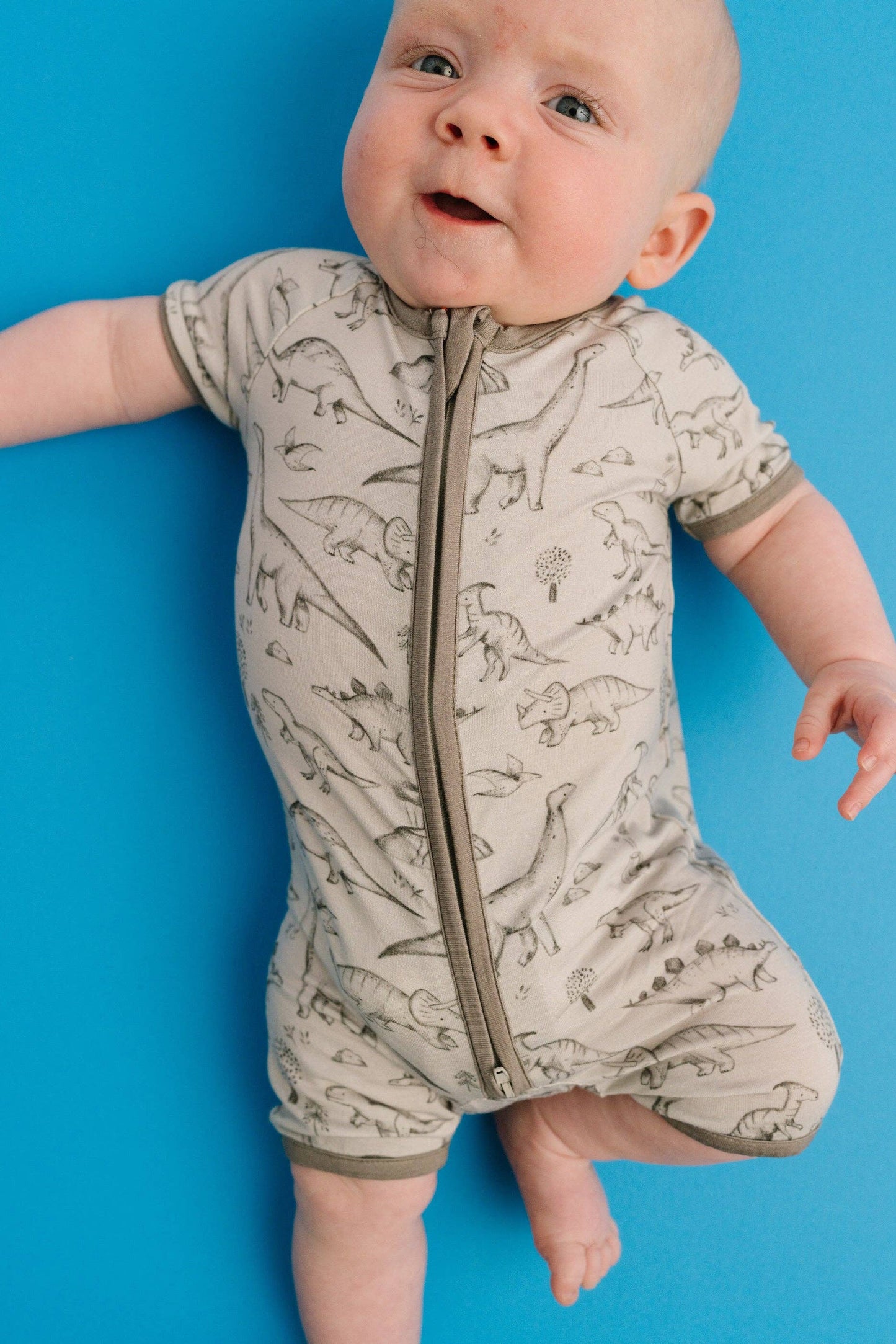 Dino Doodles Bamboo Short Romper