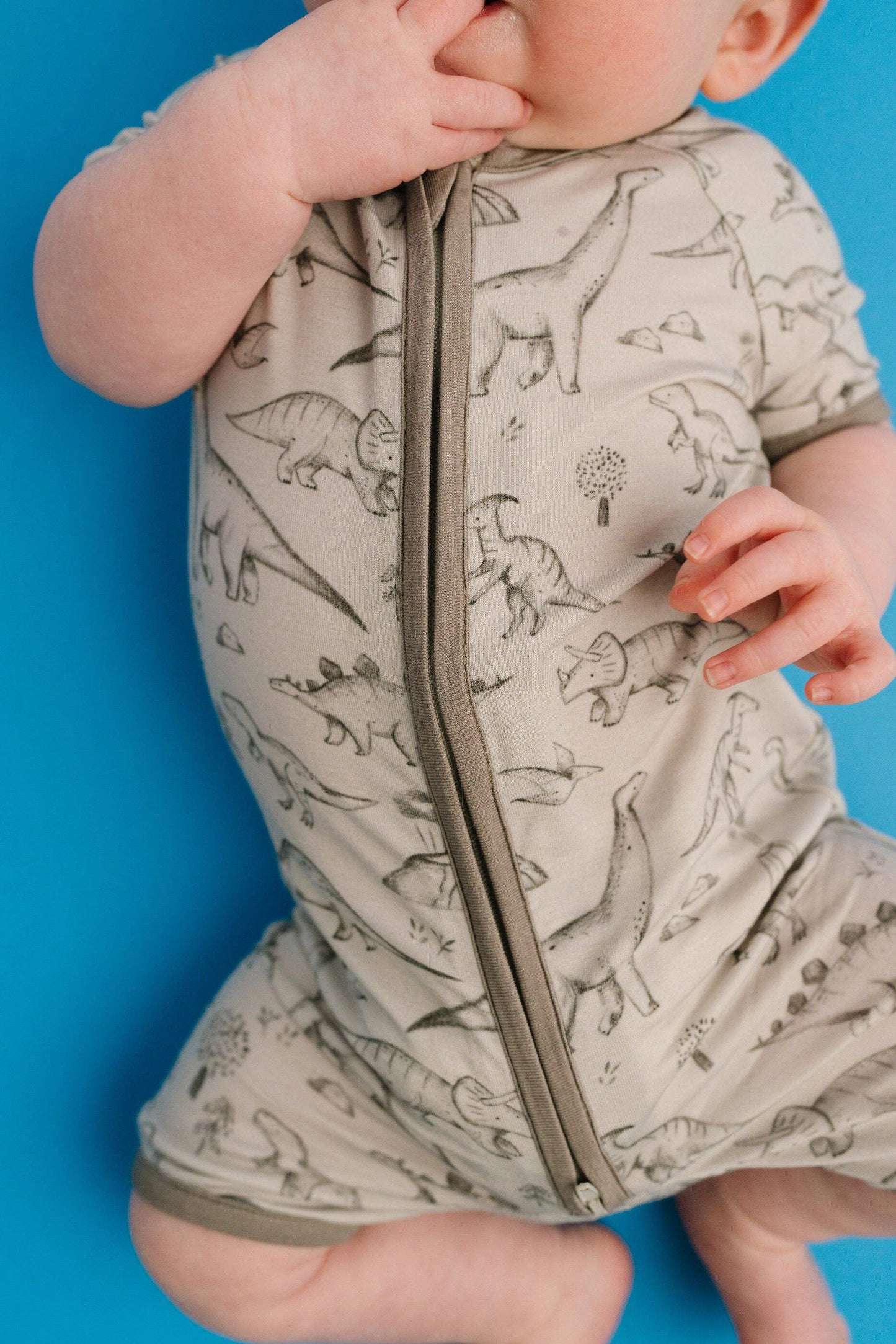 Dino Doodles Bamboo Short Romper