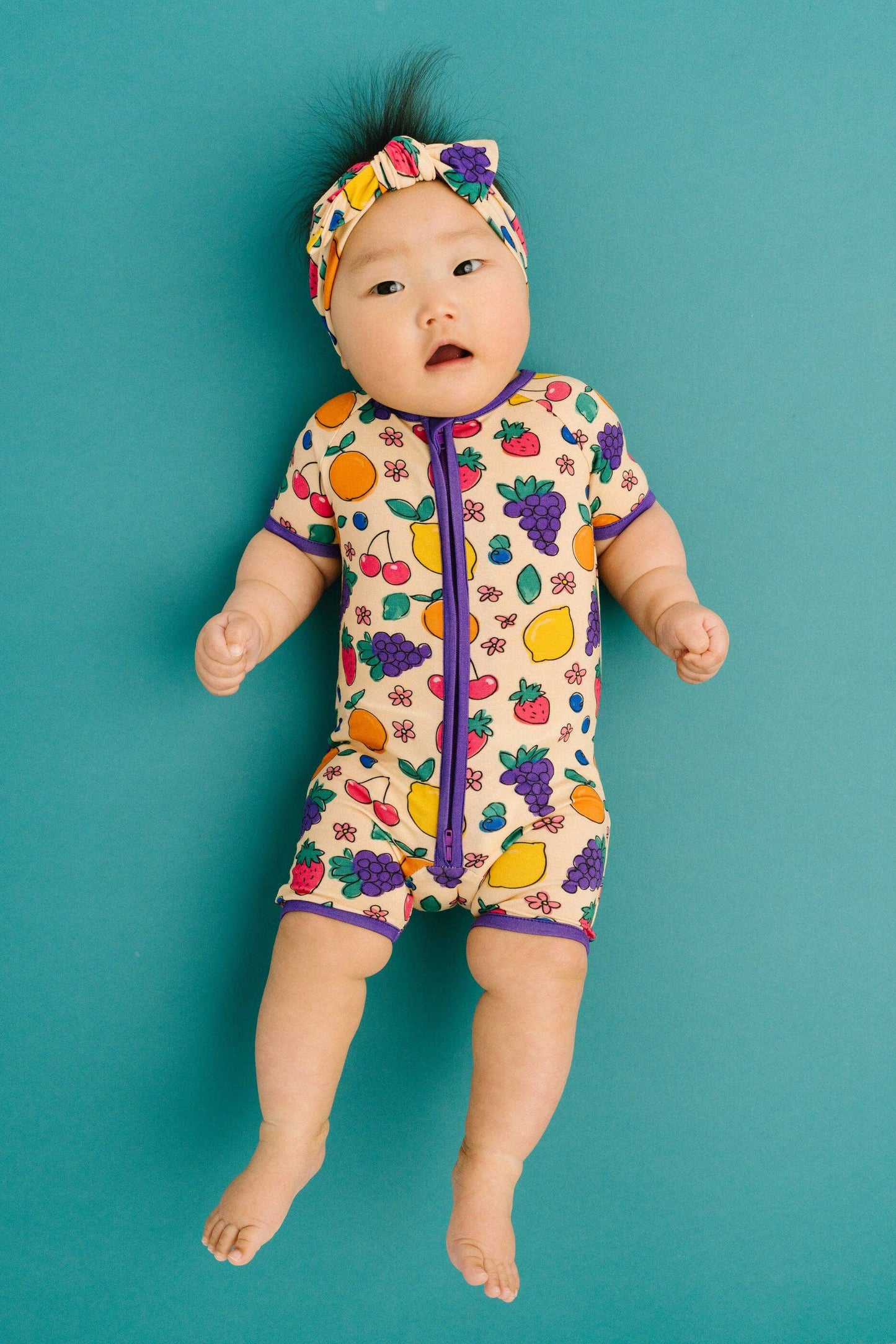 Fruit Basket Bamboo Short Romper