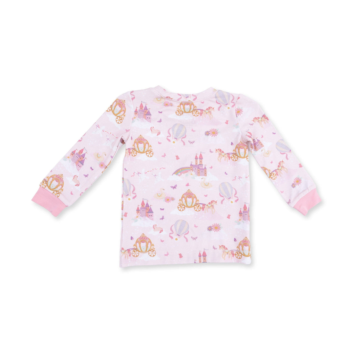 Princess Unicorns and Castle - Long Sleeve Loungewear Set