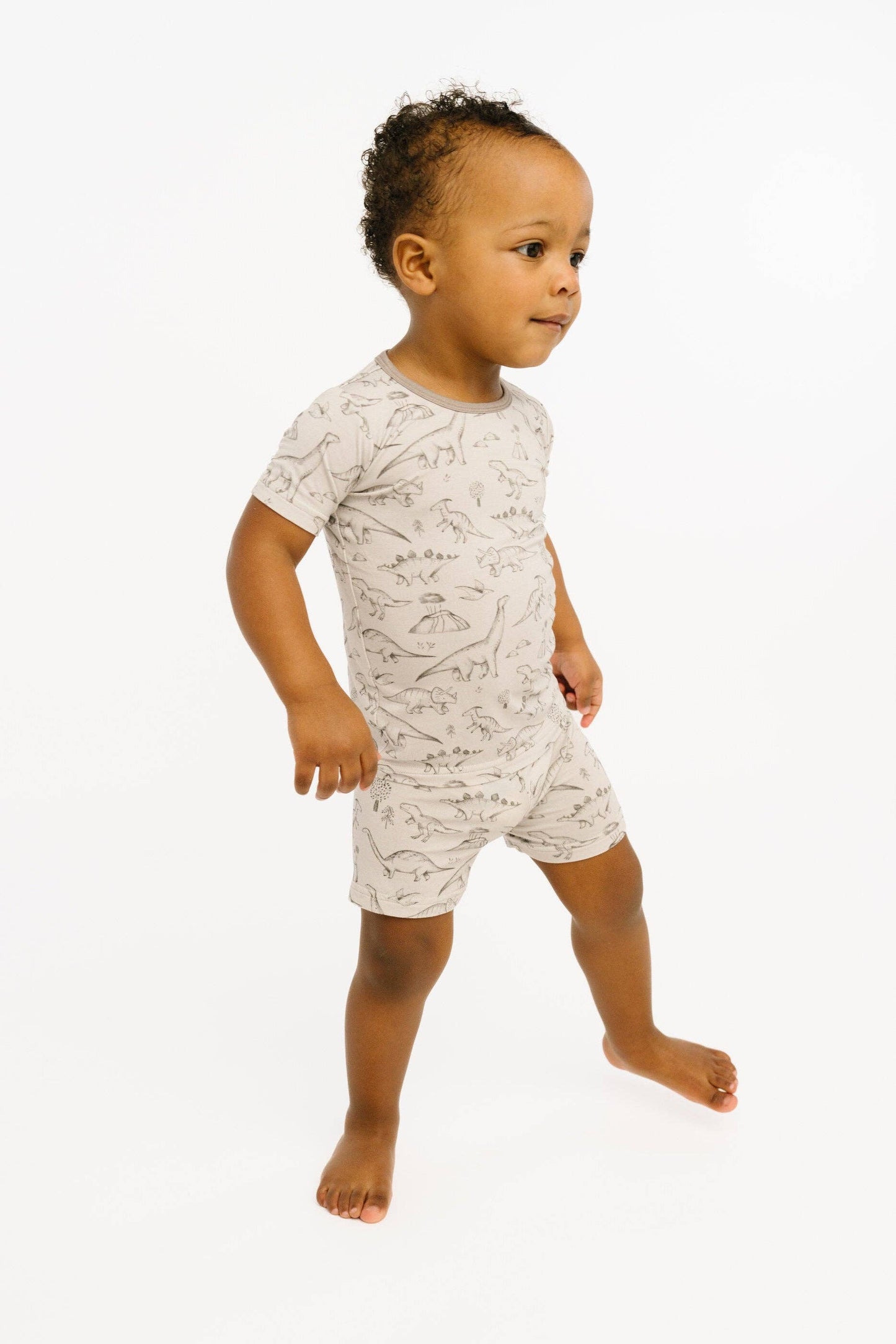 Dino Doodles Bamboo Shorts Set