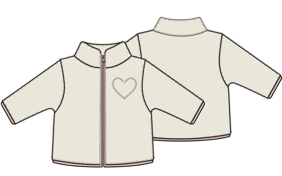 Sherpa Zip Jacket with Lining