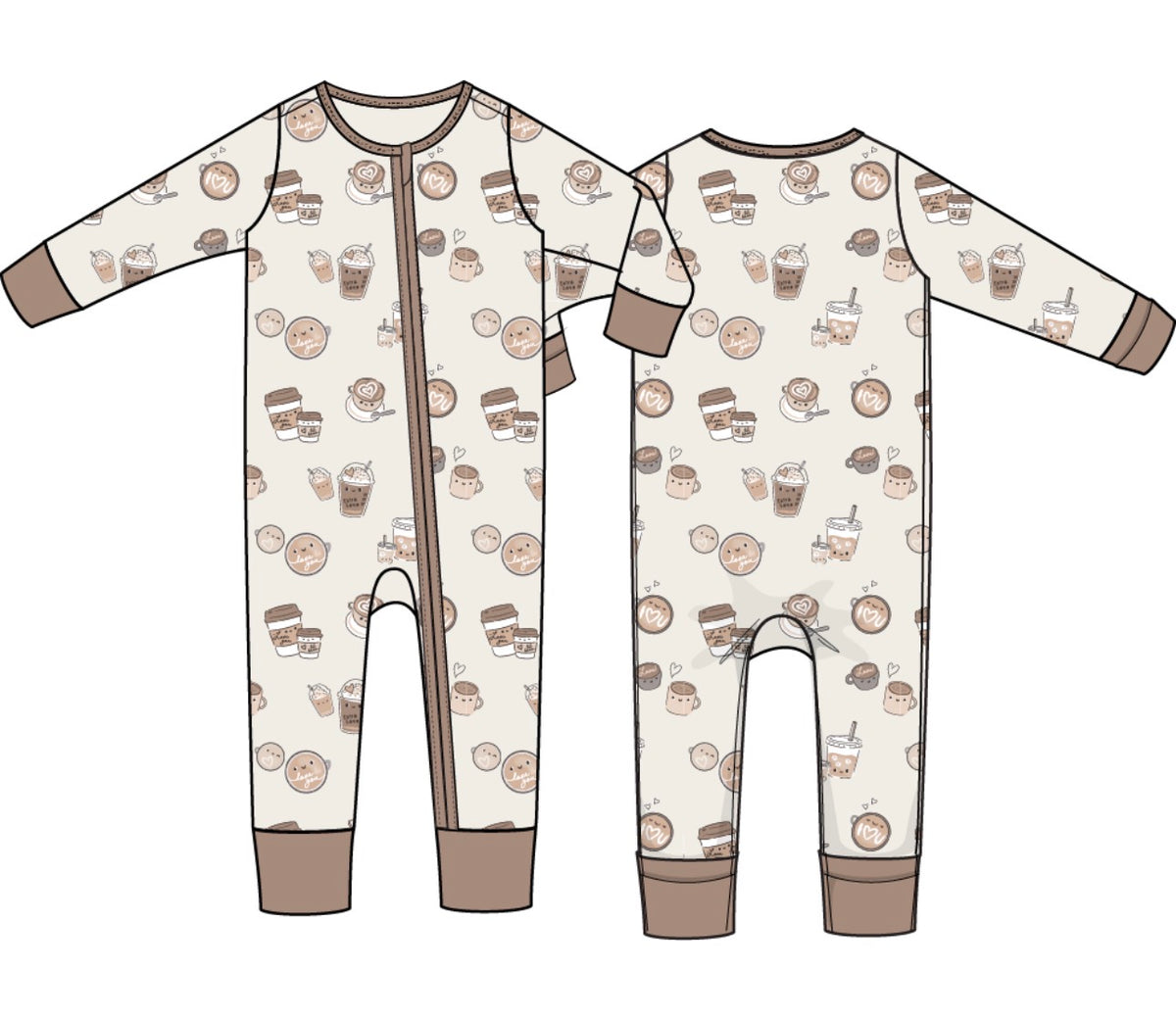 Love You A Latte Convertible Romper