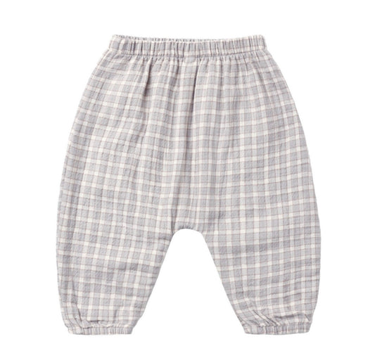 Woven Pant Blue Gingham