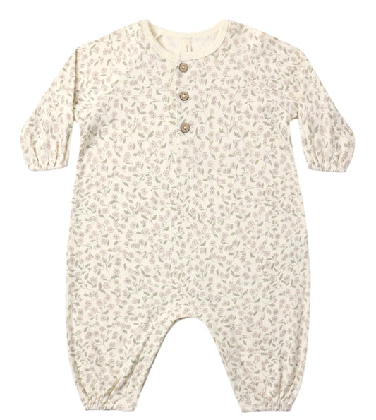 Henley Bubble Jumpsuit Floret