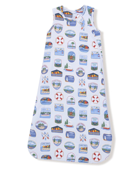 Lake Stickers Sleep Bag