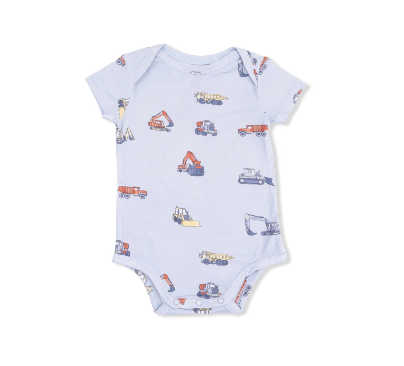 Construction Vehicles - Short Sleeve Bodysuit