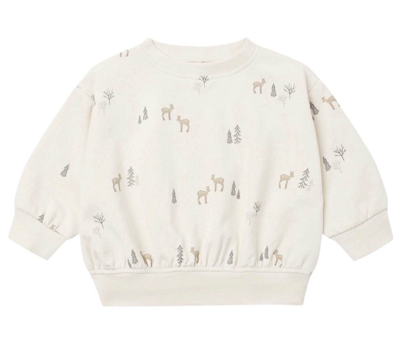 Relaxed Sweatshirt- Deer
