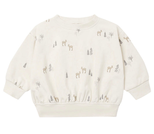 Relaxed Sweatshirt- Deer