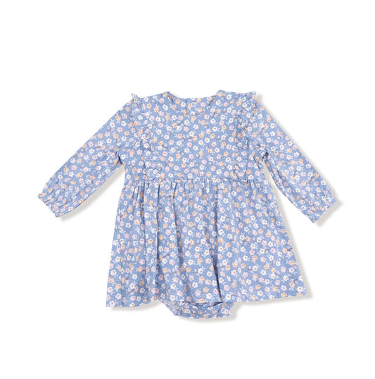 Ruffle Bodysuit Dress