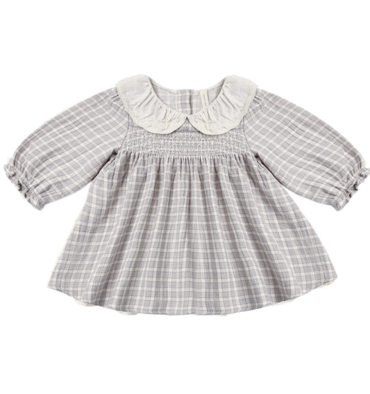 Callie Dress Blue Gingham