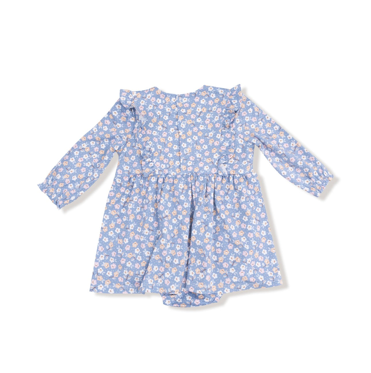 Ruffle Bodysuit Dress