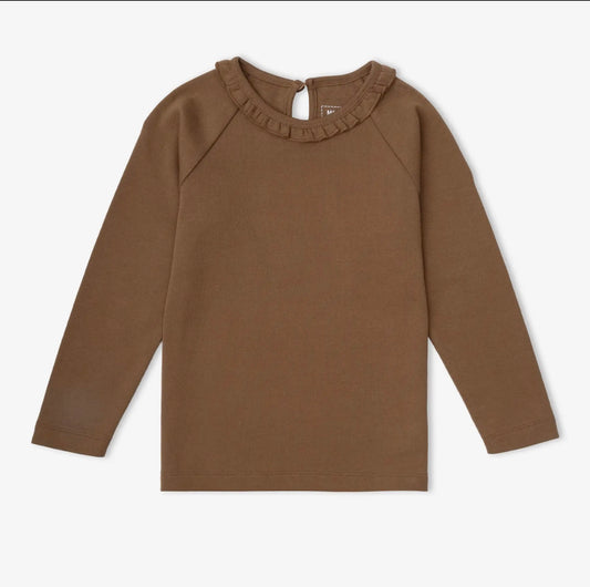 Ruffle Long Sleeve Tops