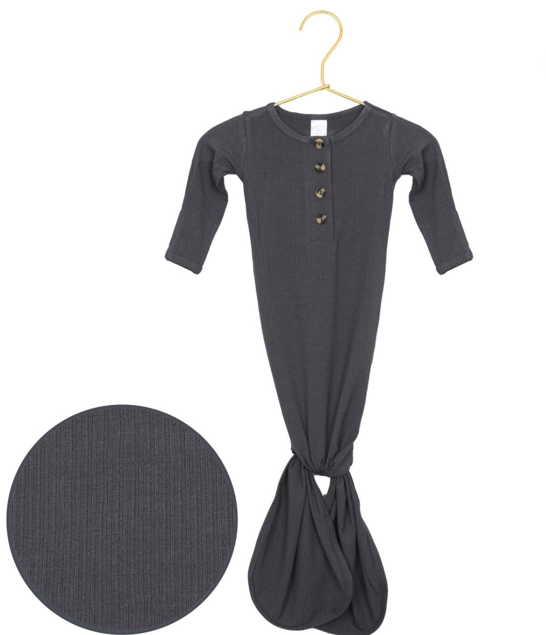 Hudson Ribbed Knotted Gown