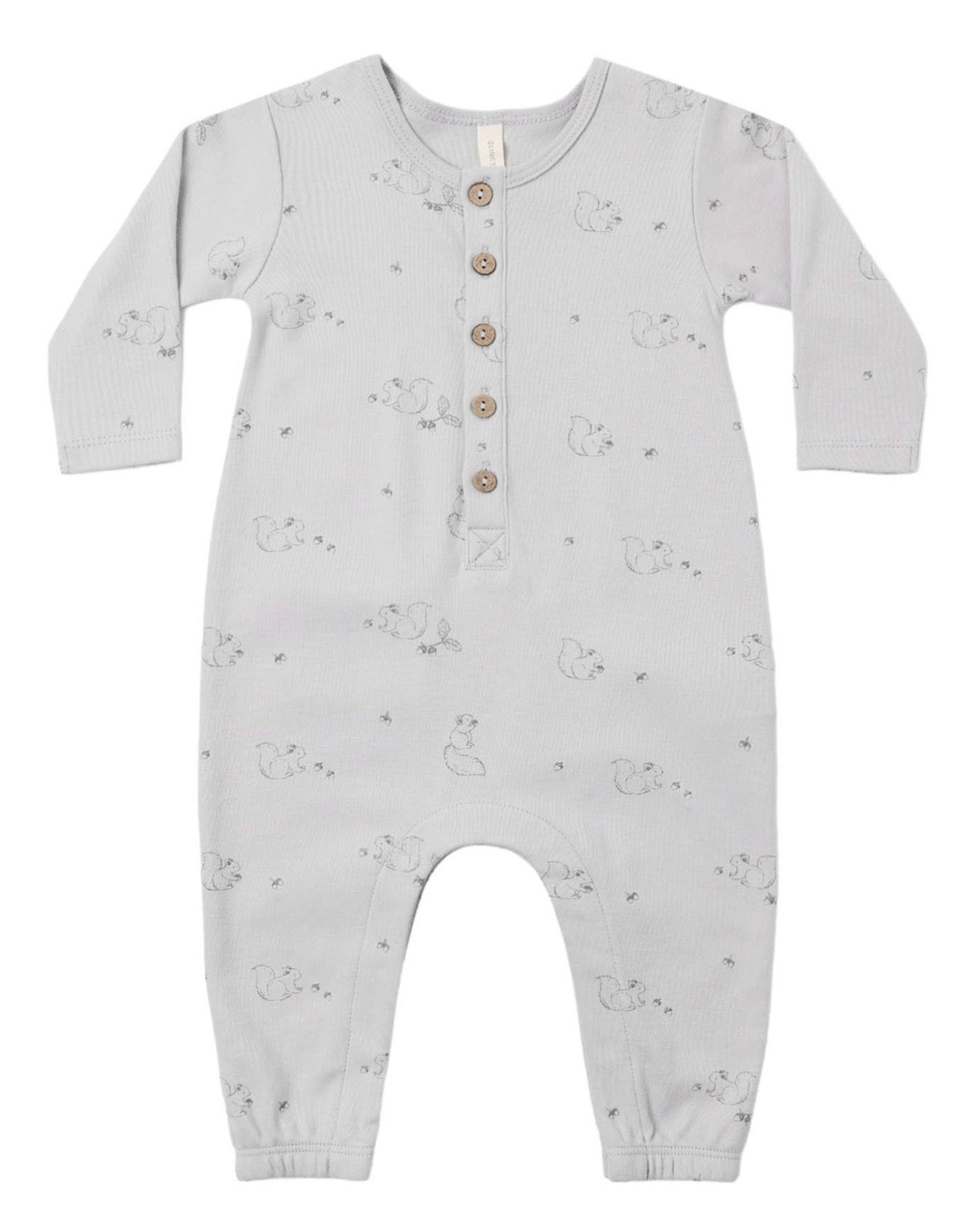 Long Sleeve Jumpsuit: Squirrel