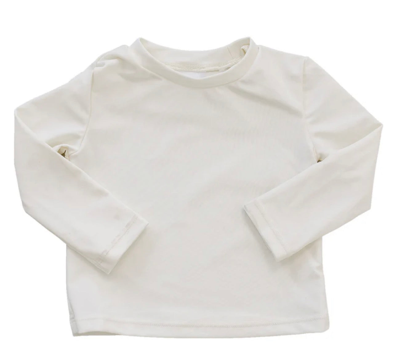 Cream Long Sleeve Rash Guard