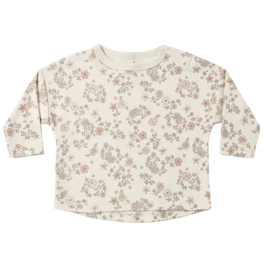 Long Sleeve Tee Floral Vine