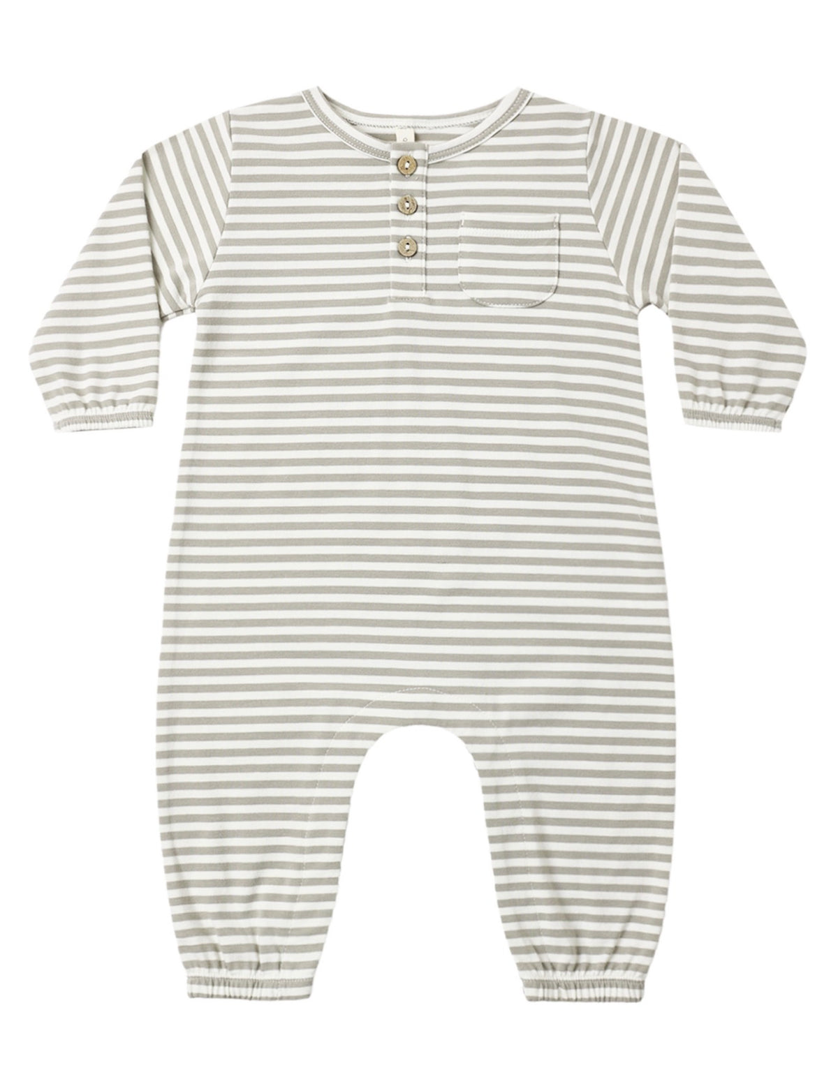 Long Sleeve Pocket Jumpsuit Laurel Stripe
