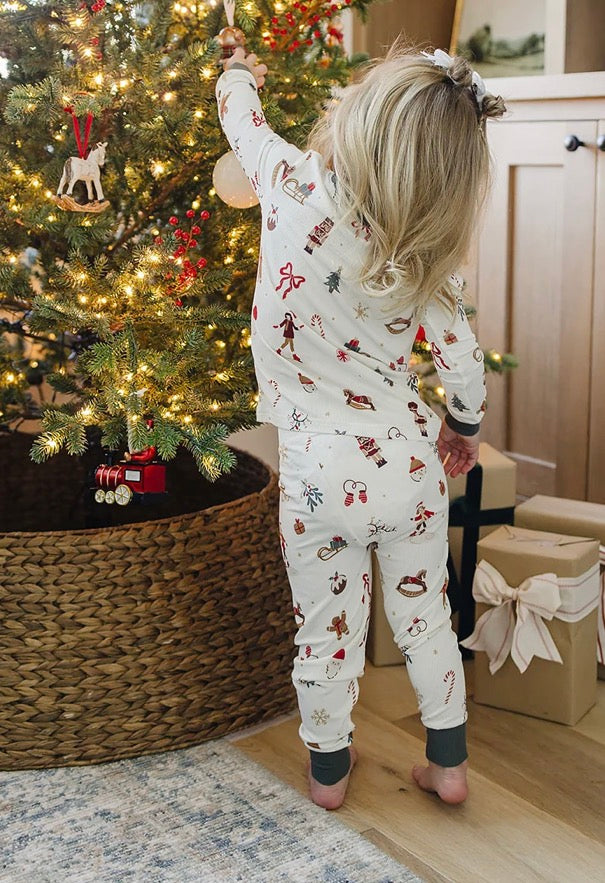 Merry & Bright Ribbed Bamboo Cozy Set