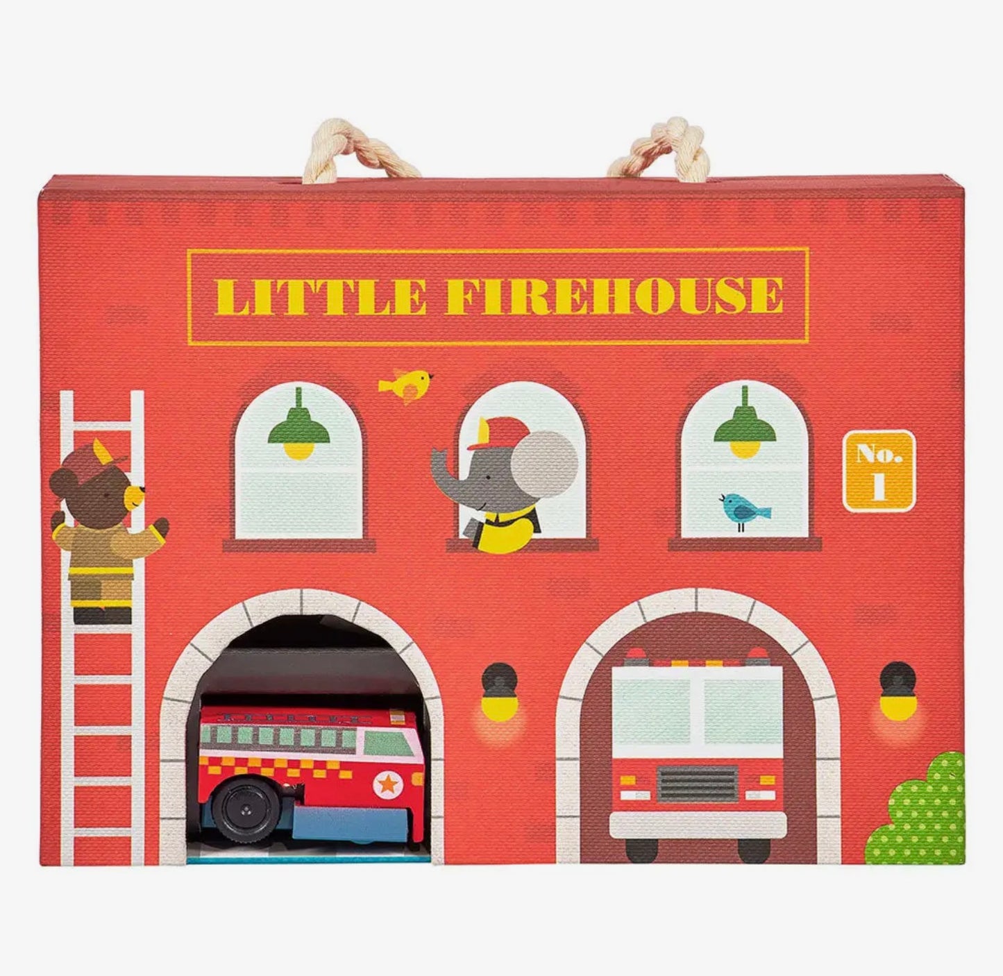 Little Firehouse Wind and go Play Set